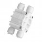 1/4"Connect Shut-Off 4 Way RO Valve Switch Water Purifier Reverse Osmosis System