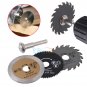 3x HSS 54.8mm Mini Wood Circular Saw Blade Cutting Blade Rotary Tool+Mandrel Set