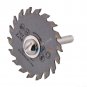 3x HSS 54.8mm Mini Wood Circular Saw Blade Cutting Blade Rotary Tool+Mandrel Set