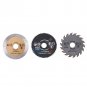 3x HSS 54.8mm Mini Wood Circular Saw Blade Cutting Blade Rotary Tool+Mandrel Set