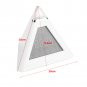 Small LED Clock Color Changing Digital Triangle Thermometer Alarm Clock