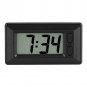 Black Ultra Thin Vehicle Mounted LCD Digital Car Dashboard Clock Date Calendar