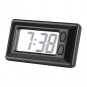 Black Ultra Thin Vehicle Mounted LCD Digital Car Dashboard Clock Date Calendar