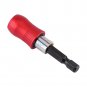 1/4" 60mm Hex Quick Release Magnetic Screwdriver Extension Drill Bit Holder Red