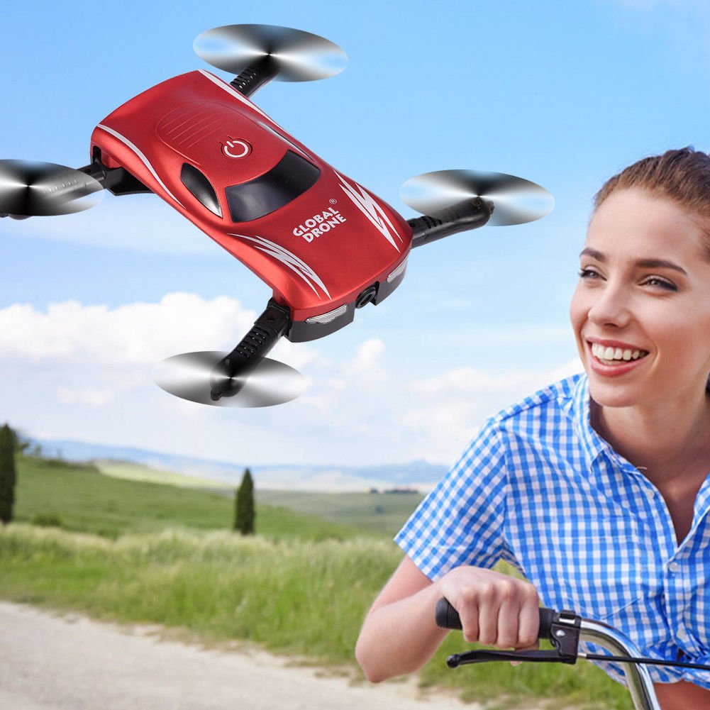 Global Drone X185 720P HD Camera WiFi FPV RC Brushless Quadcopter Helicopter