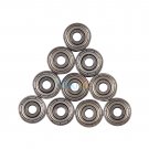 10Pcs 623ZZ 3x10x4mm Bearing Miniature Ball Shielded Radial Bearings Silver