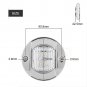 12V Marine Boat Transom White LED Stainless Steel Anchor Stern Navigation Light