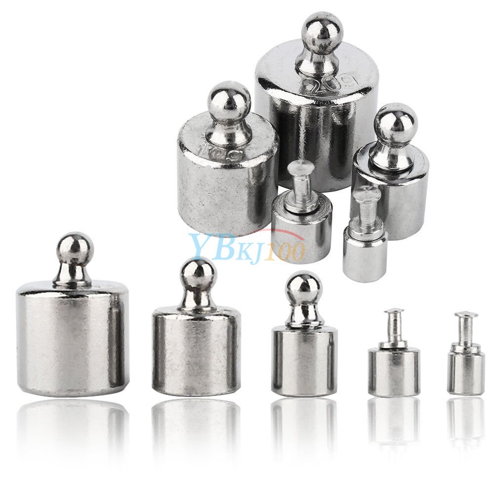 5Pcs 1g 2g 5g 10g 20g Grams Precision Calibration Scale Weight Test Set Kit New