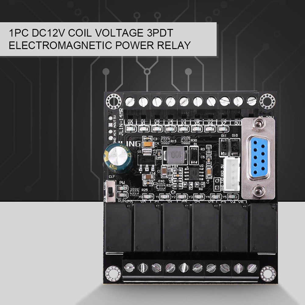 FX1N-14MR PLC Board Relay Delay Module Control Board DC24V 32Bit High Speed