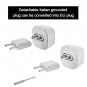 AU UK US EU Plug 3 in 1 Travel Charger Charging Socket Power Adapter Converter