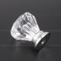 12pcs 25mm Diamond Shape Crystal Glass Cabinet Knob Cupboard Drawer Pull Handle