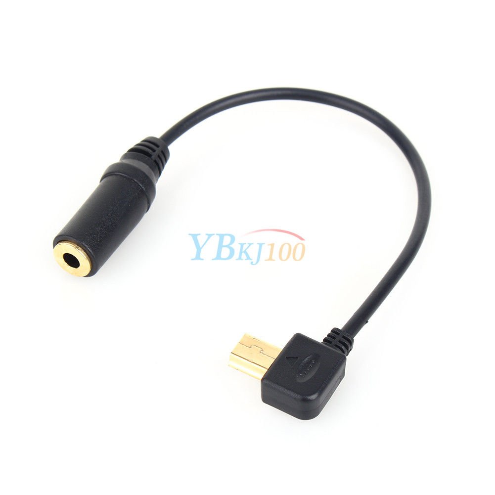 New Mini USB to 3.5mm Microphone Mic Adapter Cable for GoPro Hero 3 3+ 4 Camera