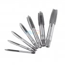 7x M3 M4 M5 M6 M8 M10 M12 Metric Steel Hand Screw Thread Tap Threading Tools Set