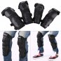 BSDDP 4pcs Motorcycle Motocross Elbow Knee Pads Protector Shin Guard Armors Set