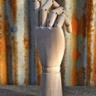 FANTASTIC RIGHT WOODEN ARTICULATED HAND ORNAMENT ARTIST DRAWING HAND UK SELLER