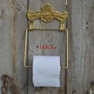 Antique solid brass ST. PANCRAS FIXTURE toilet roll holder wall mounted SBP