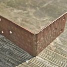 IRON ANTIQUE STYLE BUTCHER BLOCK BOX CHEST CORNER PLATE WH18