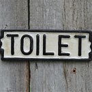 VINTAGE STYLE CAST IRON RAILWAY STATION TOILET DOOR SIGN PLAQUE PP2