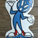 Heavy quality porcelain advertising sign VW man garage plaque