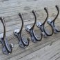 Set of 5 vintage simple cast iron coathook wall door hanger coat hook AL62