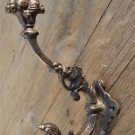 Superb large cast iron serpent coat hook wall hanging hook coathook AL68