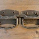 PAIR OF ANTIQUE STYLE HEAVY DUTY IRON BOX CHEST COFFER HANDLE LIFTING PLATE BH4