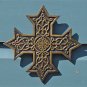 Ancient brass Knights Templar cross celtic star wall cross Maltese emblem