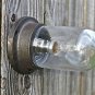 INDUSTRIAL CAST IRON PASSAGEWAY LIGHT FLUSHMOUNT CEILING WALL LAMP CIFMNC N