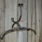 HOTEL PARIS cast iron vintage coat rack valet wall bracket top hat coathook