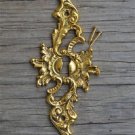 A superb quality brass Rococo keyhole escutcheon armoire wardrobe 2004