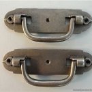 PAIR SUPERB QUALITY ANTIQUE STYLE TRAVELING BOX CARRY HANDLES CHEST HANDLE F1