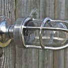 Small polished aluminium boat ceiling bulkhead flushmount light wall lamp SFMA1N