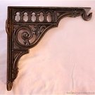 BEAUTIFUL ANTIQUE STYLE LARGE CAST IRON HANGING BRACKET FLOWER BASKET LIGHT