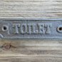 SOLID ANTIQUE STYLE CAST IRON TOILET DOOR SIGN DOOR PLAQUE WH14