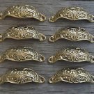 8 brass Victorian cup drawer handle dresser draw pull handle c/w screws 2003