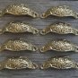 8 brass Victorian cup drawer handle dresser draw pull handle c/w screws 2003