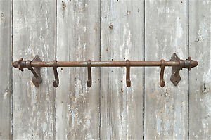CAST IRON ANTIQUE STYLE WALL HOOK RACK KITCHEN HOOKS RACK HANGER AD1