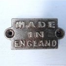 FANTASTIC LITTLE ANTIQUE STYLE MADE IN ENGLAND CAST IRON PLAQUE SIGN