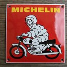 Quality porcelain advertising sign Michelin motorcycle garage plaque square M5