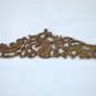 Original antique folliage mount brass ormolu emblem KP2