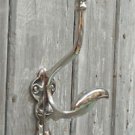 Large Art Deco polished triple coathook door hanger coat hook PAH