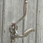 Large Art Deco polished triple coathook door hanger coat hook PAH