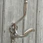 Large Art Deco polished triple coathook door hanger coat hook PAH