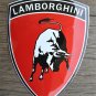 Heavy quality porcelain advertising sign Lamborghini shield garage plaque RB