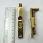 Pair vintage classic antique shoot bolt door locks bookcase door bolts P20