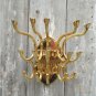 Superb large brass ocean liner swivel multiple coathook rack coat hook cabin MH2