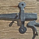 7 INCH WROUGHT IRON CUPBOARD LATCH LOCK COUNTRY ANTIQUE RUSTIC DOOR WH21