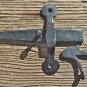7 INCH WROUGHT IRON CUPBOARD LATCH LOCK COUNTRY ANTIQUE RUSTIC DOOR WH21
