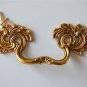 Superb large solid brass Rococo drawer handle Louis XV furniture draw pull 2005