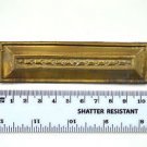 Original antique pressed brass furniture mount mirror cartouche emblem H10